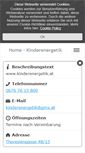 Mobile Screenshot of kinderenergetik.at